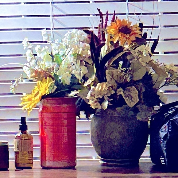 French Vase Artisan Vintage NEW Red + Purple Large Vase Made in France - Picture 4 of 11